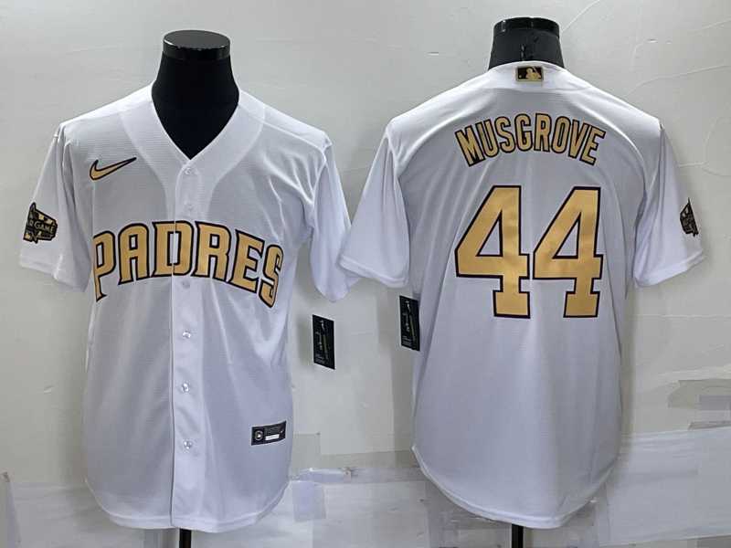 San Diego Padres #44 Joe Musgrove White 2022 All Star Stitched Cool Base Nike Jersey,We sell and wholesale San Diego Padres #44 Joe Musgrove White 2022 All Star Stitched Cool Base Nike Jersey on line form chian!